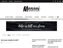 Tablet Screenshot of manaui.com